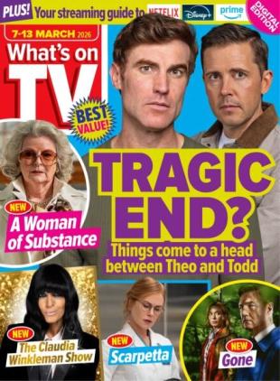 What's on TV - 3 March 2026