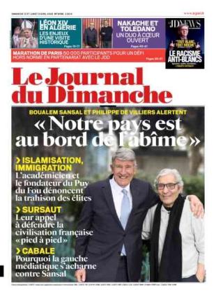 Le Journal du dimanche - 12 Avril 2026