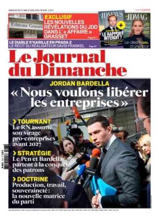 Le Journal du dimanche - 26 Avril 2026