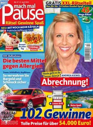 Mach mal Pause - 22 April 2026