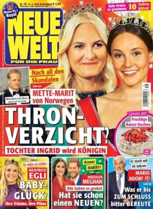 Neue Welt - 15 April 2026