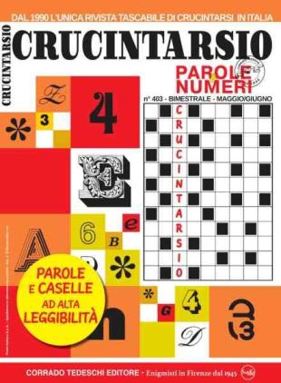 Crucintarsio - Maggio 2026