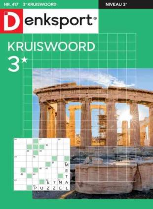 Denksport Kruiswoord 3 - 13 Mei 2026
