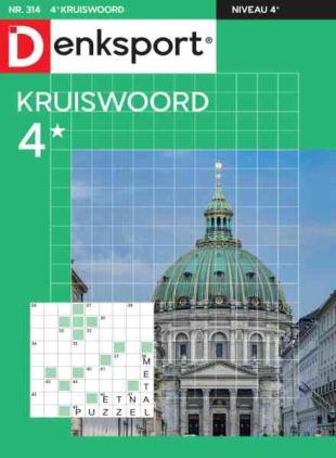 Denksport Kruiswoord 4 - 29 April 2026