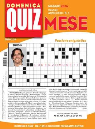 Domenica Quiz Mese - Maggio 2026
