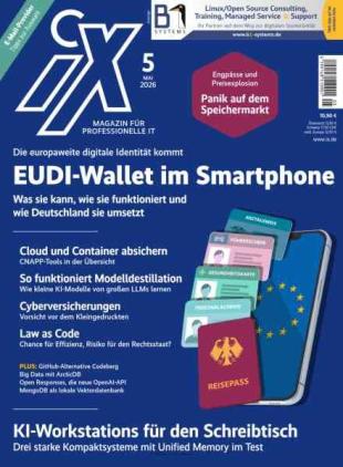 iX - Magazin fur professionelle IT - Mai 2026