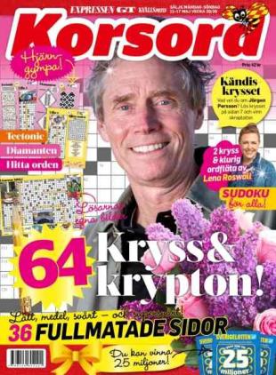 Korsord - 11 Maj 2026