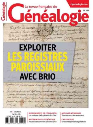 La Revue francaise de Genealogie - Juin-Juillet 2026