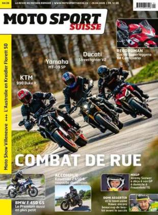 Moto Sport Suisse - Avril 2026