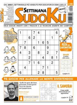 Settimana Sudoku N1081 - 2 Maggio 2026