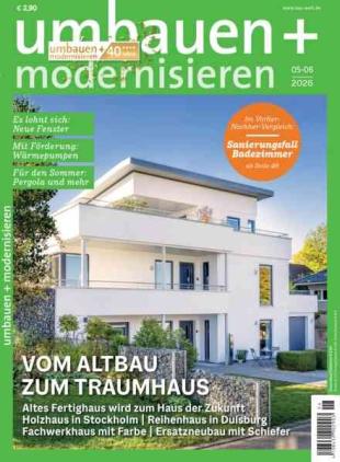Umbauen + Modernisieren - Mai-Juni 2026