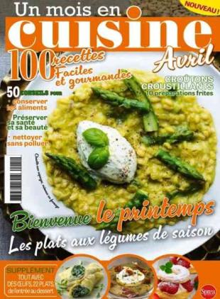 Un mois en Cuisine - Avril 2026