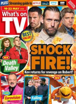 What's on TV - 16 May 2026