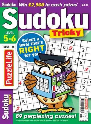 PuzzleLife Sudoku Tricky - June 2026