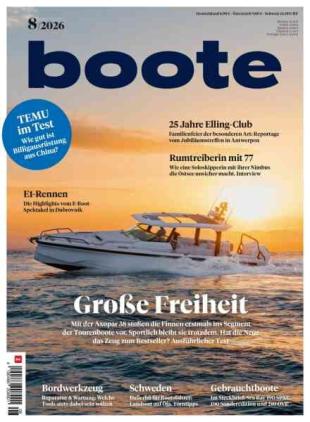 Boote - August 2026