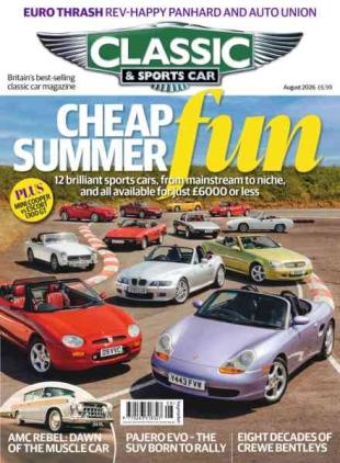 Classic & Sports Car UK - August 2026