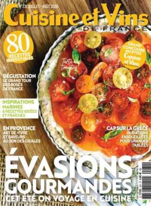Cuisine et Vins de France - Juillet-Aout 2026