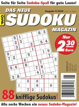 Das Neue Sudoku - Nr 5 2026