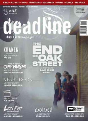 Deadline - Juli-August 2026