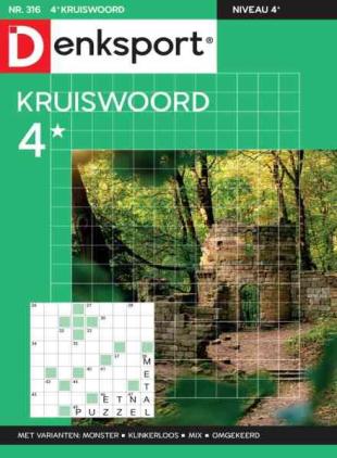 Denksport Kruiswoord 4 - 24 Juni 2026