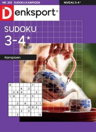 Denksport Sudoku 3-4 kampioen - 8 Juli 2026