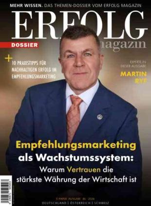 Erfolg Magazin Dossier - Juli 2026