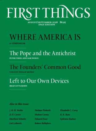 First Things - August-September 2026