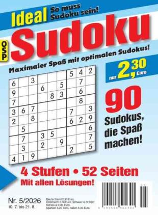 Ideal Sudoku - Nr 5 2026