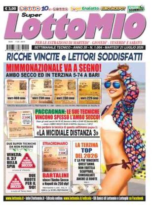Lottomio del Giovedi - 21 Luglio 2026