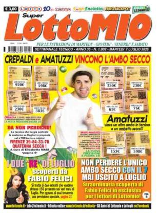 Lottomio del Giovedi - 7 Luglio 2026
