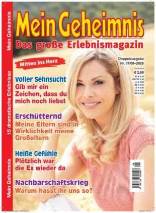 Mein Geheimnis - Juli-August 2026