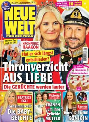 Neue Welt - 15 Juli 2026
