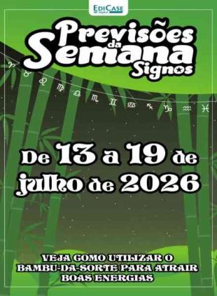 Previsoes da Semana - 13 Julho 2026
