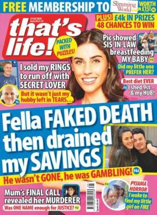 that's life! UK - 16 July 2026