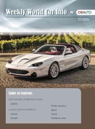 Weekly World Car Info - 4 July 2026