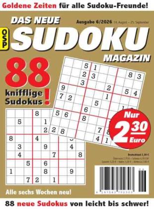 Das Neue Sudoku - Nr 6 2026