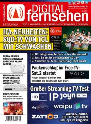 Digital Fernsehen - Ausgabe 6 2026