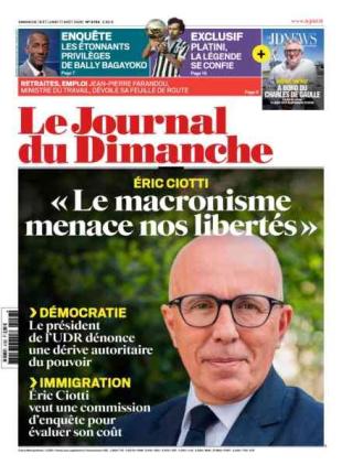 Le Journal du dimanche - 16 Aout 2026