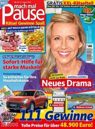Mach mal Pause - 12 August 2026