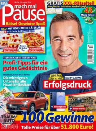 Mach mal Pause - 19 August 2026