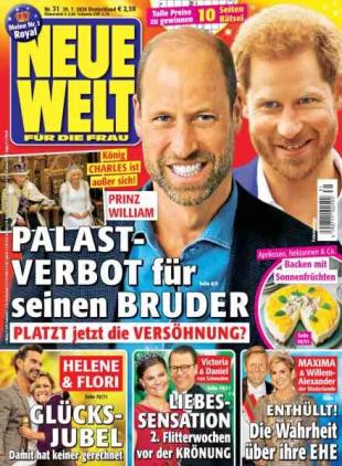 Neue Welt - 29 Juli 2026
