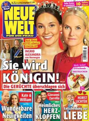 Neue Welt - 5 August 2026
