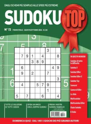 Sudoku Top - Agosto-Ottobre 2026