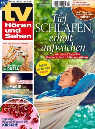 TV Horen und Sehen - 7 August 2026