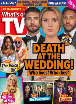 What's on TV - 22 August 2026