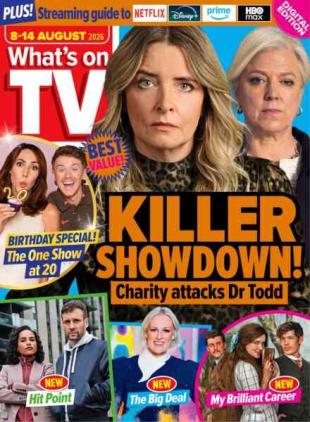 What's on TV - 8 August 2026