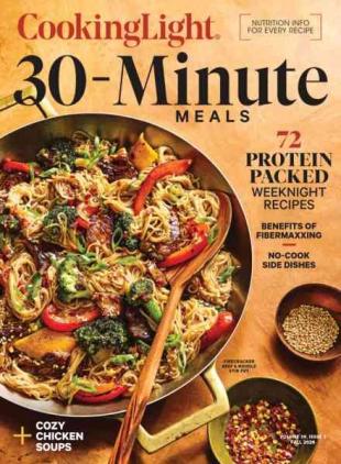 Cooking Light - 30-Minute Meals - Fall 2026