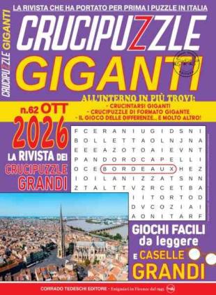 Crucipuzzle Giganti - Ottobre 2026