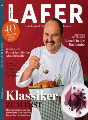 Johann Lafer Journal - Winter 2020