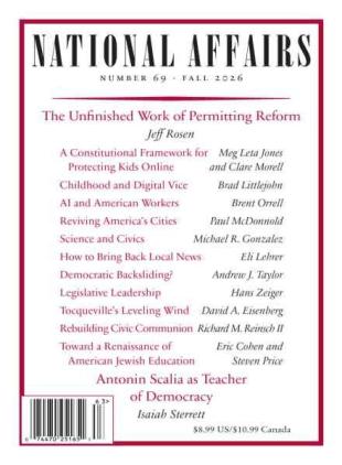 National Affairs - Fall 2026